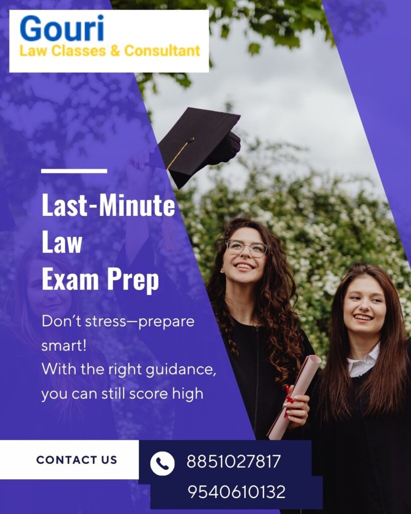 Last-Minute Law Exam Prep